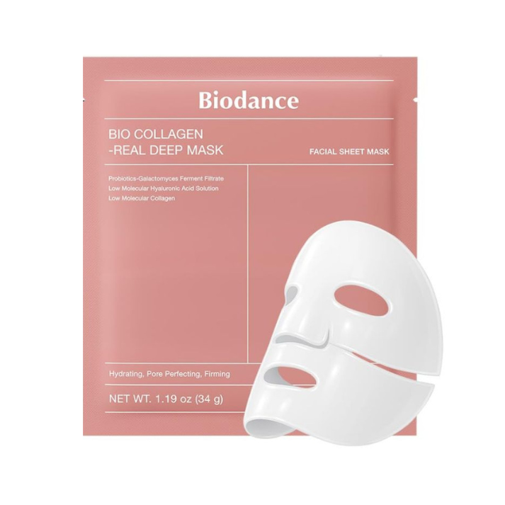 Nakts hidrogela  maska ar kolagēnu Bio-Collagen Real Deep Mask