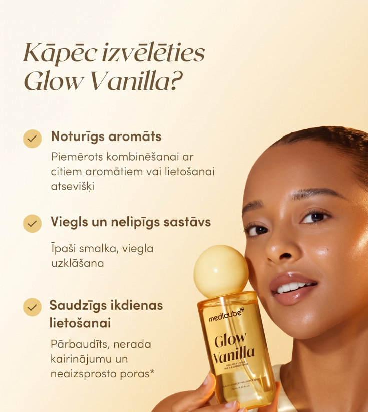 Glow Vanilla aromātiskais sprejs matiem un ķermenim - 100 ml