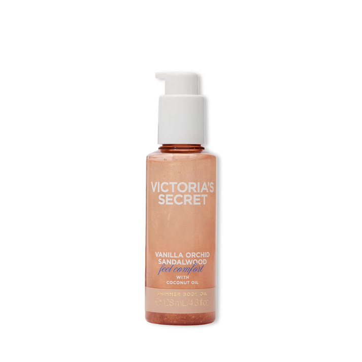 Vanilla Orchid & Sandalwood mirdzošā ķermeņa eļļa 128 ml